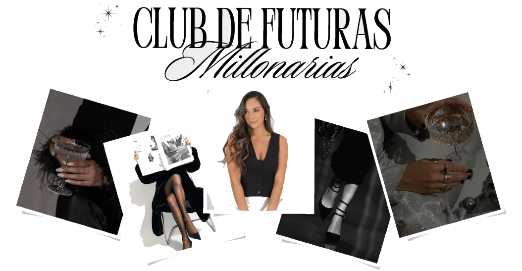 Claro, aquí tienes una descripción optimizada para SEO que puedes usar para las imágenes de tu web:

---

**Descripción de imagen 1:** "Mujer elegante con una copa de cóctel, simbolizando el estilo de vida sofisticado del Club de Futuras Millonarias. Esta imagen refleja la esencia de la exclusividad y el glamour que ofrecemos a nuestras socias."

**Descripción de imagen 2:** "Mujer posando con un vestido negro y tacones, representando